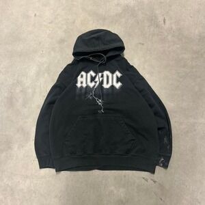 Y2K Black AC/DC Hoodie‎